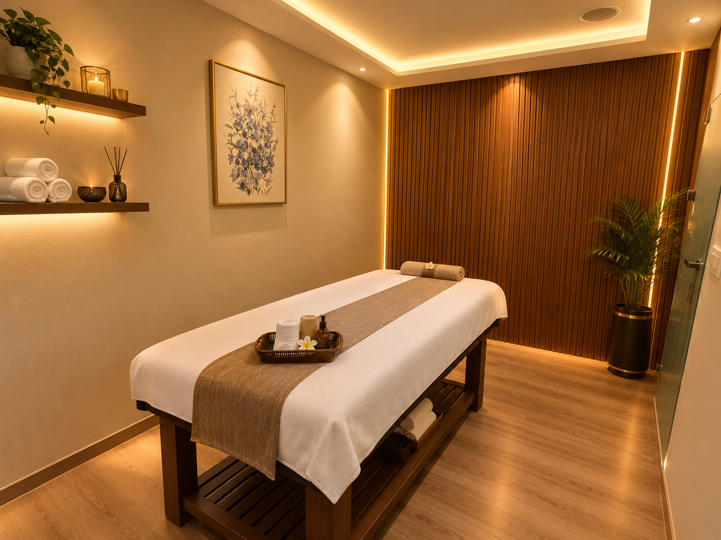 Natural plants inside Calmistry Spa